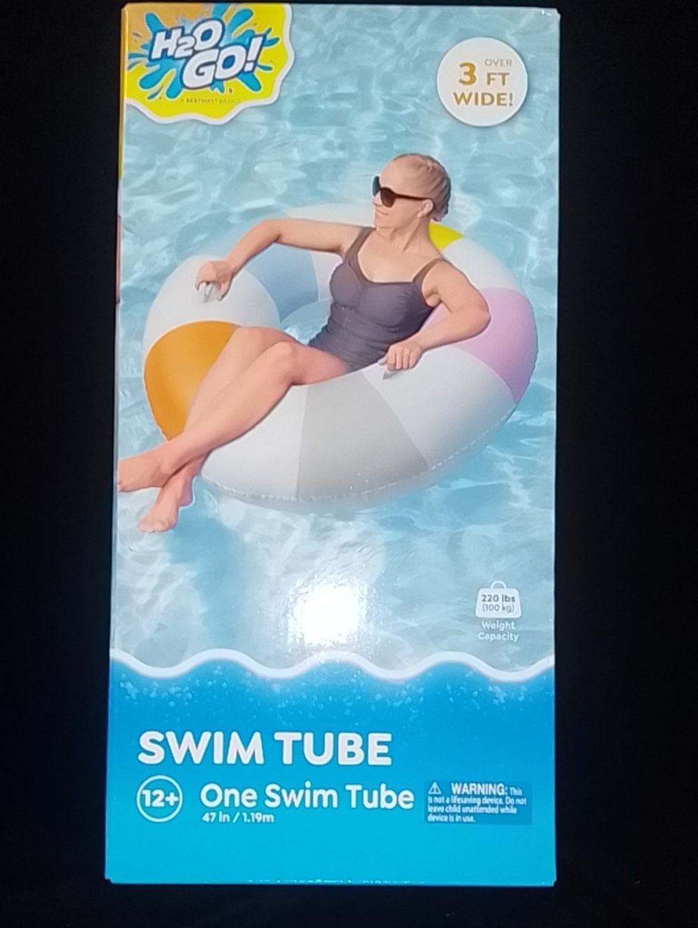 Multicolor One Swim Tube - Inflatable Pool Float